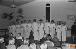 Lucia i församlingshemmet i Ovanåker.