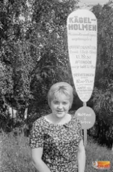 Haga Anita Persson från östra Roteberg vid Kägelholmen.