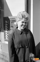 Elsy Sjödin gift Nöjdestam, kapten i Frälsningsarmén i Edsby