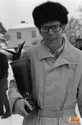 Ingvar Karlberg, verksam inom Edsbyns Skidklubb och ekonomia