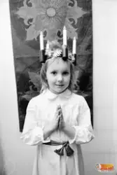 Annika Blad som Lucia.