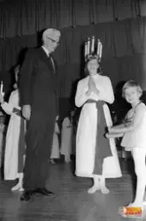 Lucia.
1. Olle Olsson
2. Britt-Louise Wennberg