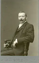 Porträtt av Johan Schönning, Gefle (enligt text i album).