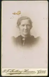 ukjent kvinne, 1890-tallet