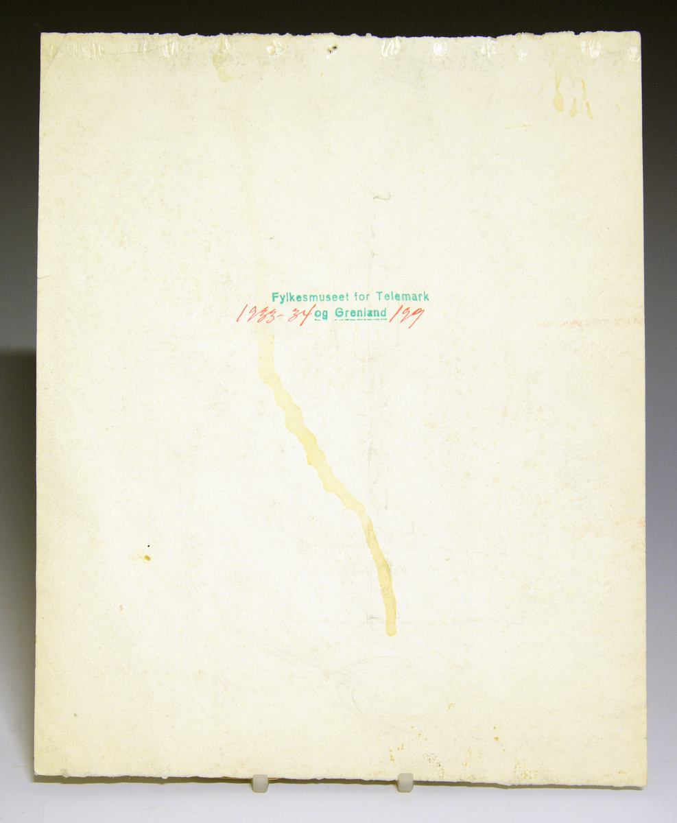 Portrett av mann, T. Klokkerstuen.