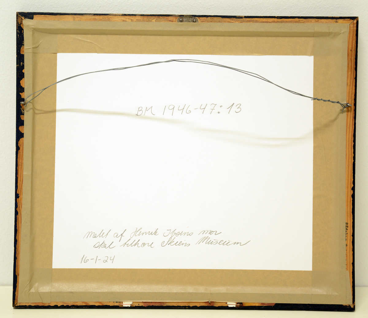 Landskap med murhus, dyr og mennesker