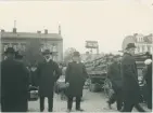 Höstmarknad på Vaksala torg, Uppsala 1913