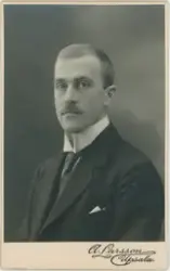 Kabinettsfotografi - Bengt Jonzon, Uppsala 1915