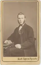 Kabinettsfotografi - man, Uppsala