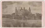 Kabinettsfotografi - teckning av Skoklosters slott, Uppland