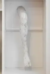 Modell av benet til Grete Waitz [Skulptur]