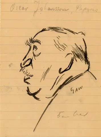 Oskar Johansson. Stadsfullmäktige