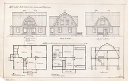 Arkitekt Arthur Brattbergs ritningar