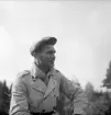 Orientering, 27/9 1942. 
Studie av en orienterare i keps.