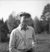 Orientering, 27/9 1942. 
Studie av en orienterare i keps.