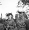 Orientering, 27/9 1942. 
Två funktionärer.