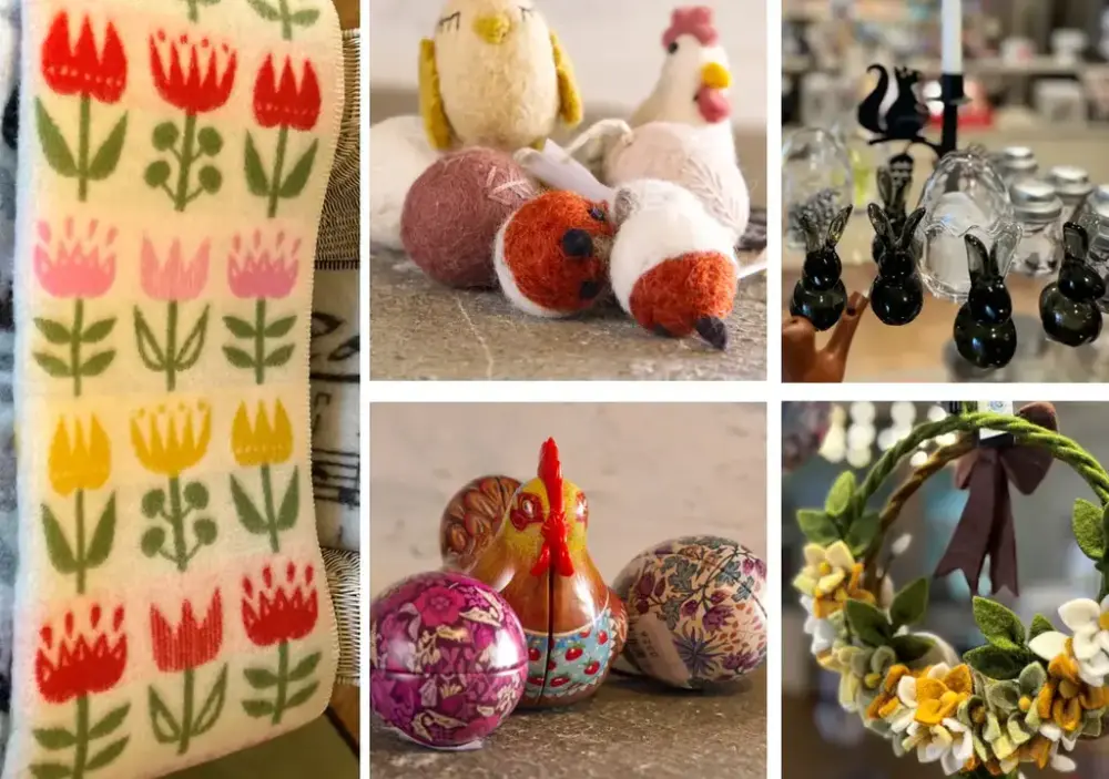 Påskekyllinger og påskevarer fra butikken