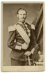 Porträtt på Kung Fredrik VII Danmark.