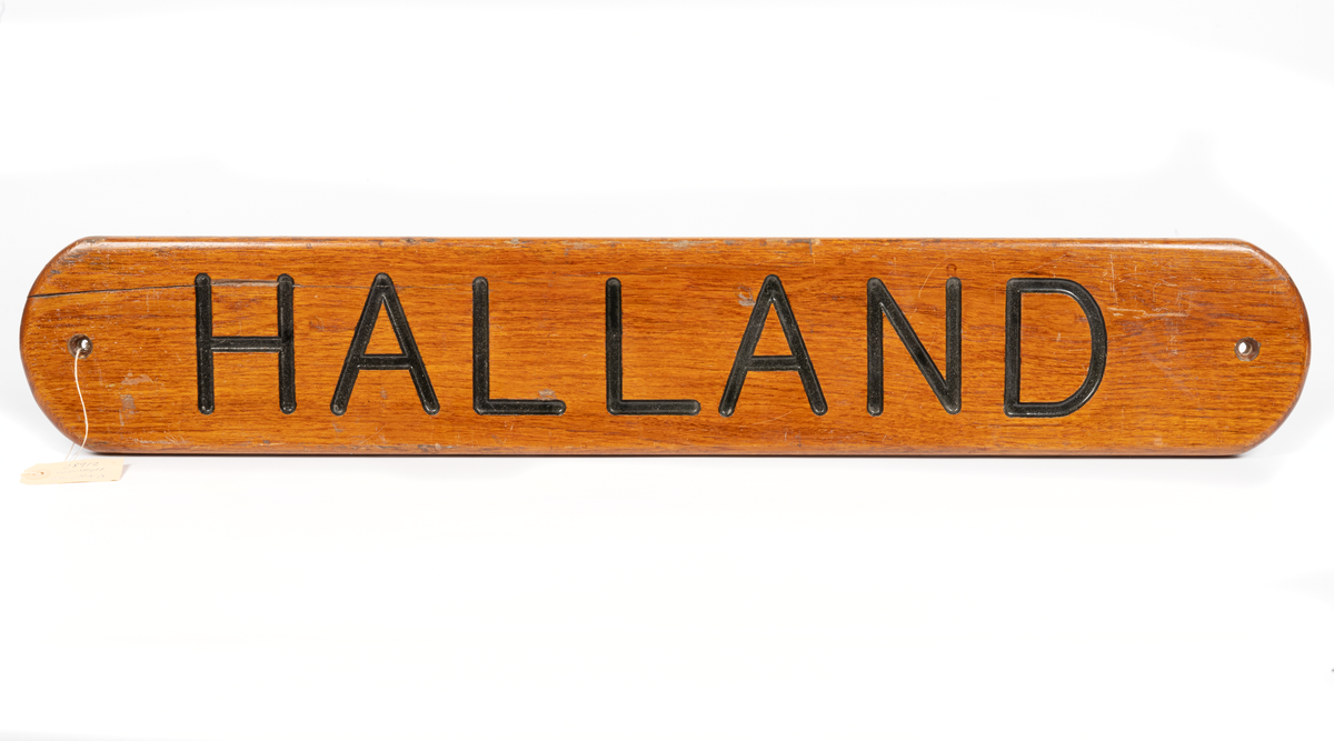 Namnbräda utbytt ca 1980.