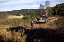 Medföljande text: "Röjning av sly på husgrunder".
