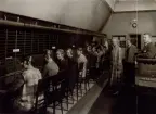 Jönköping telefonstn. år 1925. Längst t.v. kr B. Åström.