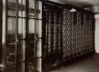 Landskrona Telefonstn År 1915. Halvautomatisk telefonstation . Interiör.