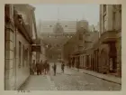 Lund Telefonstn. År 1912. Telefonstn. under byggnad.