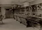 Norrköping Telefonstn. År 1891. Telefonsal.
