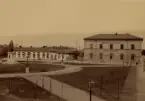 Norrköping Telefonstation år 1890. Den äldre telefonstationen. Exteriör.