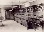 Norrköping Telefonstation år 1893. Telefonsal.