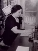 Skåne Nyhamnsläge Telefonstn. Före automatiseringen. Interiör.