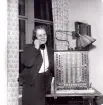 Småland Toftaholm Telefonstn. Före automatiseringen. Interiör.