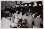 Tierp Telefonstn. År 1959. Före automatiseringen. Telefonsal