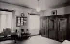 Trollhättan Telefonstation 6/7 1946 sista dagen före automatiseringen. Allmänhetens rum. Interiör.