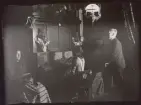 Stockholm telefonstn. Observatorieg? J.A. Avén med fru. Foto från år 1893.