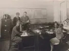 Stockholm Telefonstn. Abonnemangsbyrån 1928 med kr Ragnar Björnsson.