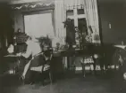 Grebbestad Telefonstn. År 1909. Interiör.
