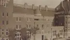 Göteborg Telegraf-stn år 1916. Gårdssidan. Exteriör.