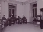 Hälsingborg Telegrafstation år 1895. Interiör.