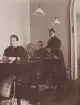 Stockholm Telegrafstation år 1895. Skeppsbron. Interiör.