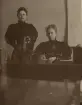 Stockholm Telegrafstation år 1895. Skeppsbron. Interiör.