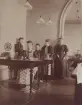 Stockholm Telegrafstation år 1895. Skeppsbron. Interiör.