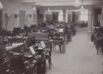 Stockholm Telegrafstation omkr. år 1930? Skeppsbron. Interiör.