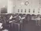 Stockholm Telegrafstation år 1914. Creedsalen.