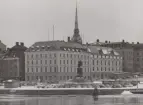 Stockholm Telegrafstation år 1960. Skeppsbron. Exteriör.