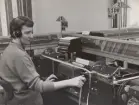 Stockholm Telegrafstation år 1960. Skeppsbron. Radiocentralen.