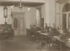 Gävle Telegrafstation 1880-talet. Interiör.