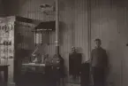 Karlsborgs Radiostation 1917. Interiör.