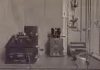 Kristall och mottagare till 2 kw gniststation på Undervisningsanstalten år 1925.