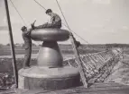 Hörby Radio Genomföringsisolator på antennhuset . År 1937.